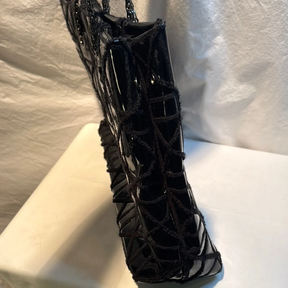 Big Buddha Black Quilted Tote Bag